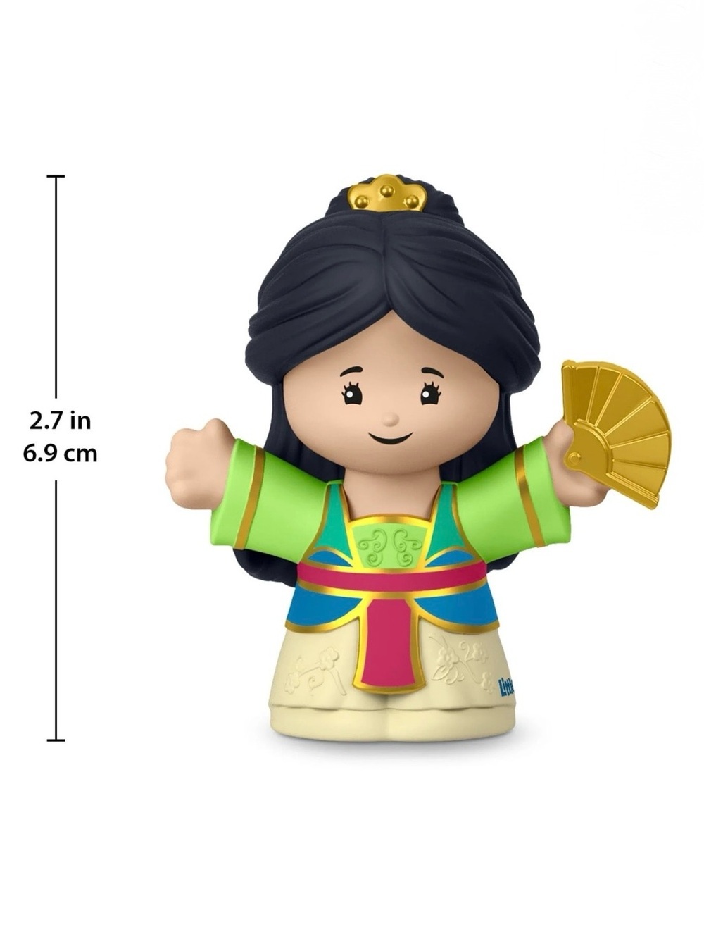 New Fisher-Price Little People Disney Princess Mulan Figure Chinese Warrior - Picture 6 of 7